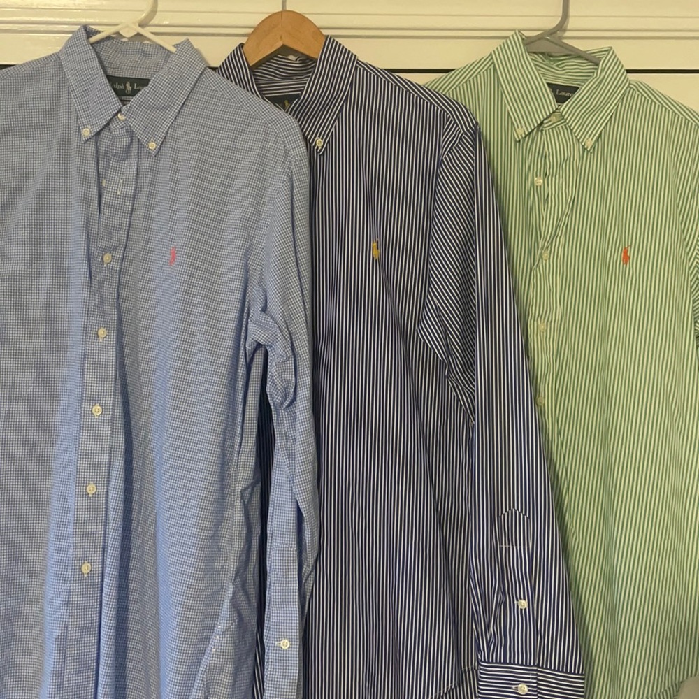 Polo Ralph Lauren Shirts (3) size Medium